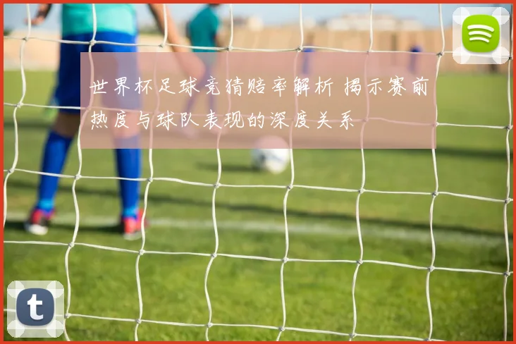 世界杯足球竞猜赔率解析 揭示赛前热度与球队表现的深度关系